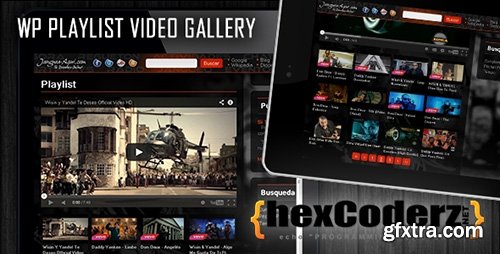 CodeCanyon - WP Playlist Video Gallery v1.3.2 - 6102274