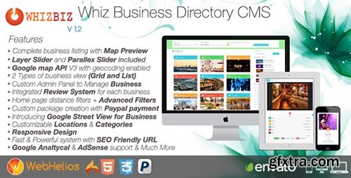 CodeCanyon - WhizBiz v1.2.0 - Business Directory CMS - 12931569