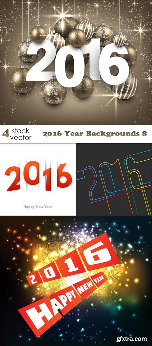 Vectors - 2016 Year Backgrounds 8