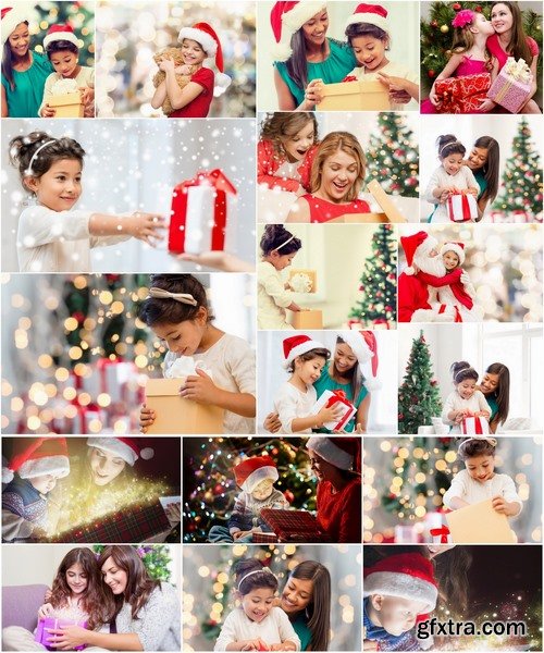 Collection girl woman baby children gift Christmas New Year holiday 25 HQ Jpeg