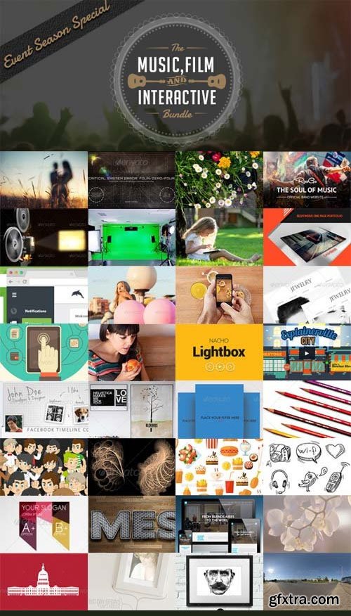 Envato - The Music, Film & Interactive Bundle $500