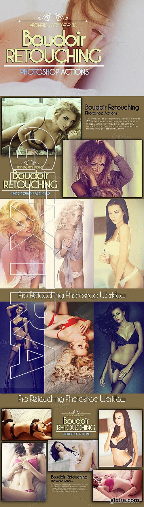 CM - Boudoir Retouching Photoshop Actions 330158