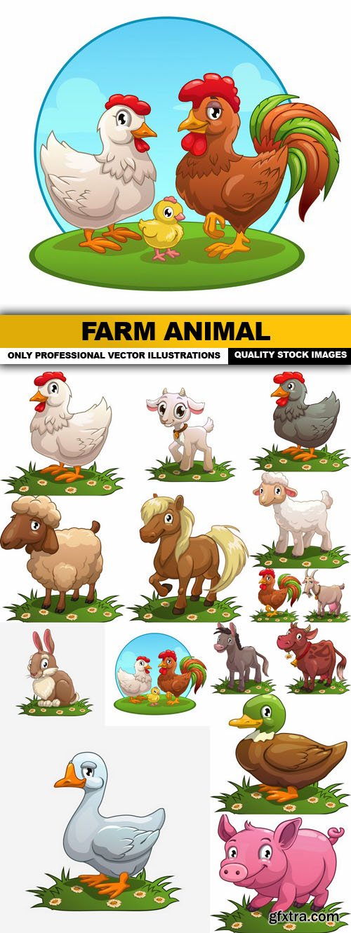 Farm Animal - 15 Vector