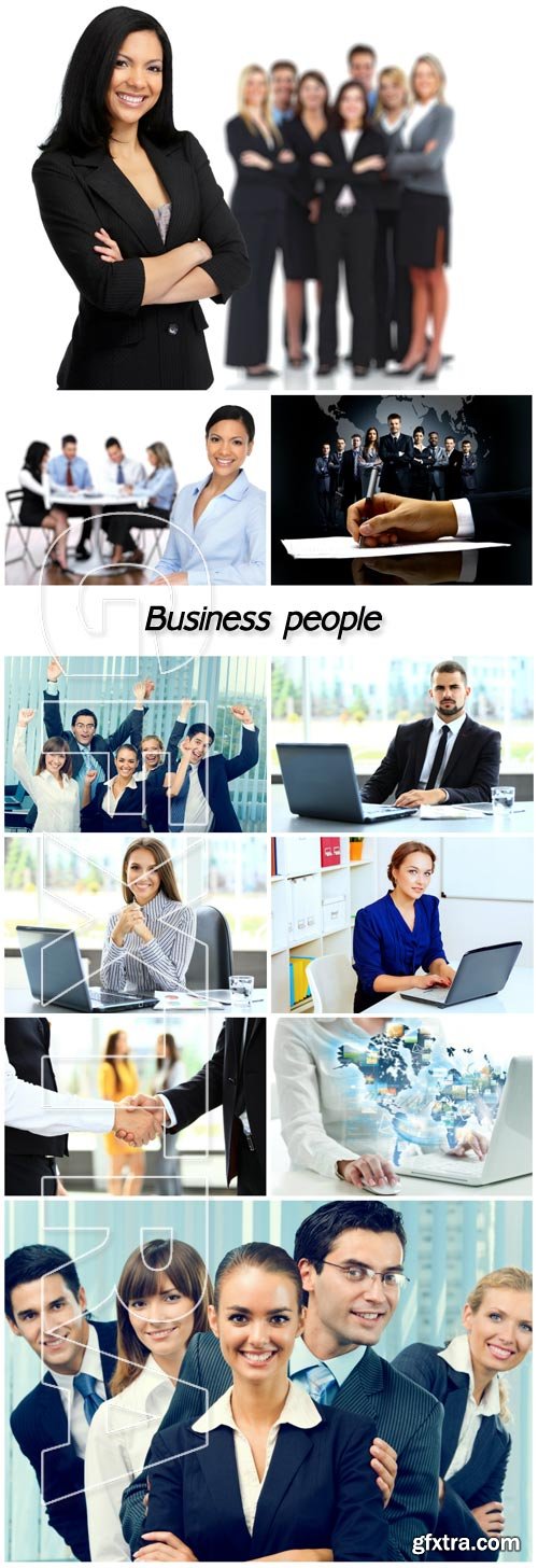 Business people, working collective