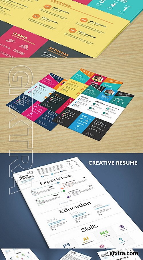 CM - Massive Designer Resumes Bundle 361264