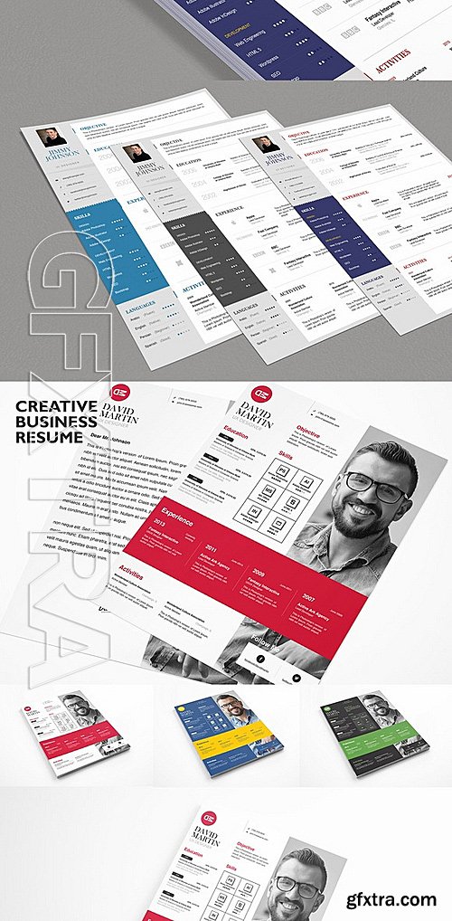 CM - Massive Designer Resumes Bundle 361264