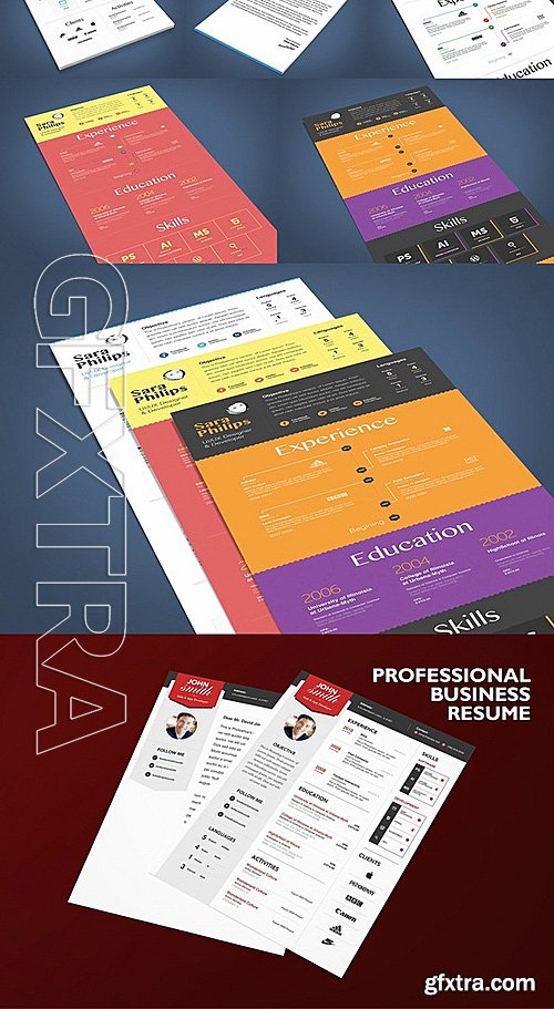 CM - Massive Designer Resumes Bundle 361264