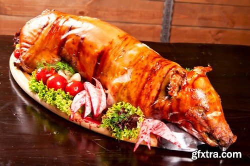 Roast pig