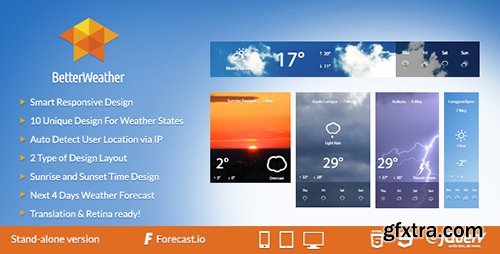 CodeCanyon - Better Weather v1.4 - Stand-alone - 7702441