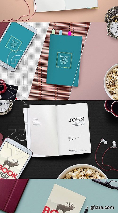 CM - The Book Mockups Bundle 427510