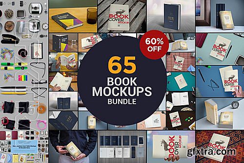 CM - The Book Mockups Bundle 427510