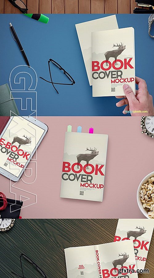 CM - The Book Mockups Bundle 427510