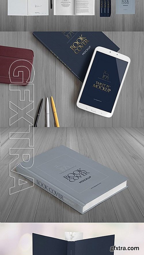 CM - The Book Mockups Bundle 427510