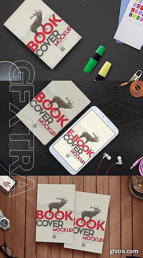 CM - The Book Mockups Bundle 427510