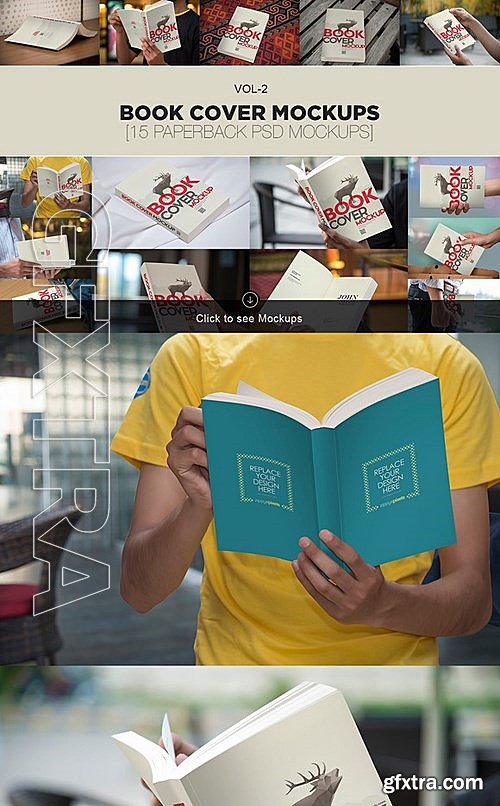 CM - The Book Mockups Bundle 427510