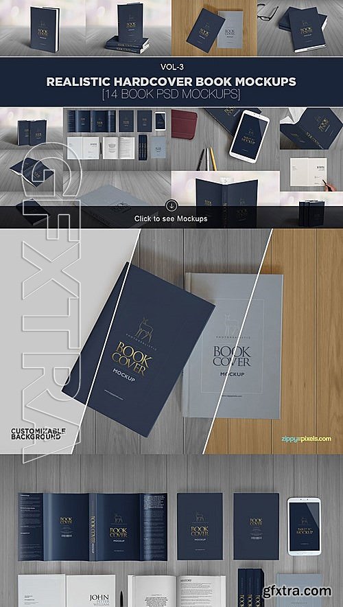 CM - The Book Mockups Bundle 427510