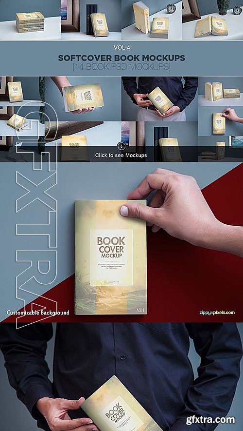 CM - The Book Mockups Bundle 427510