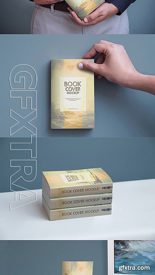 CM - The Book Mockups Bundle 427510