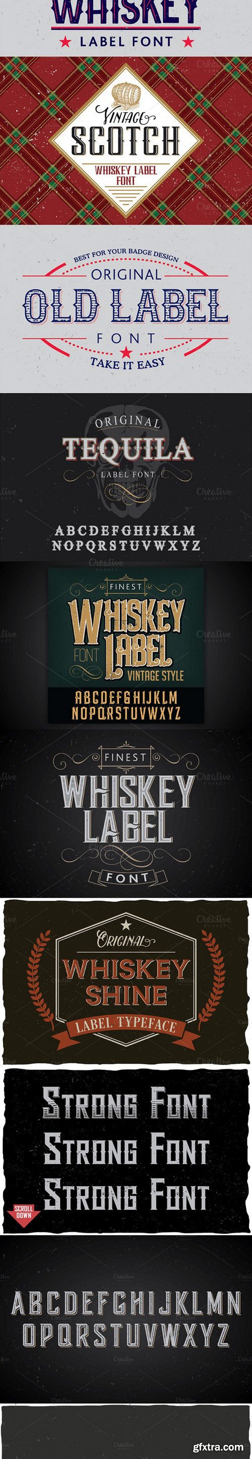 CM - Whiskey Fonts BIG Bundle 460517