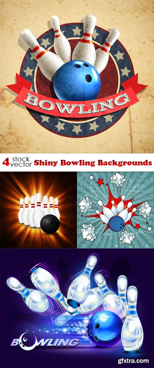 Vectors - Shiny Bowling Backgrounds