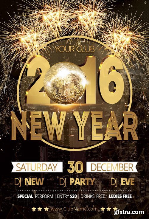 CM - New Year Christmas Party Flyer 459340