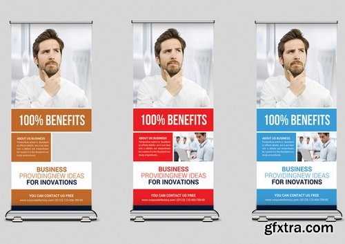 CM - 15 Business Rollup Banners Bundle 459064