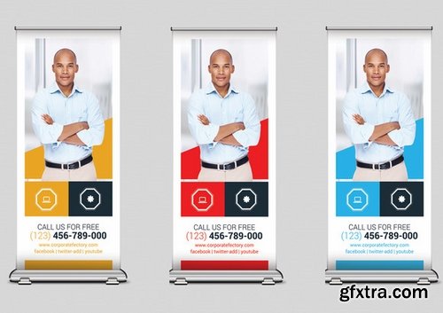 CM - 15 Business Rollup Banners Bundle 459064