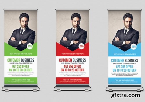 CM - 15 Business Rollup Banners Bundle 459064