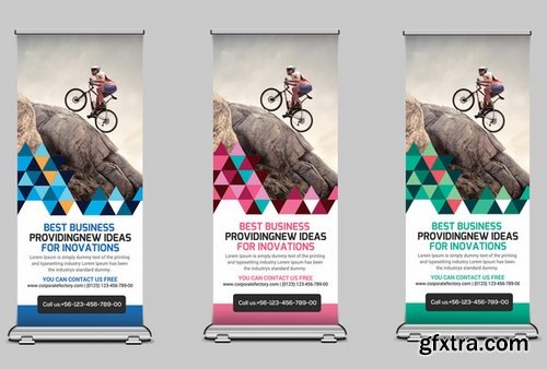 CM - 15 Business Rollup Banners Bundle 459064