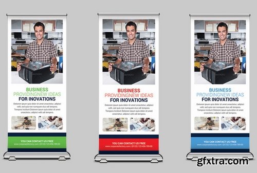 CM - 15 Business Rollup Banners Bundle 459064