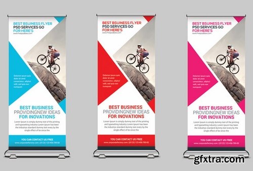 CM - 15 Business Rollup Banners Bundle 459064