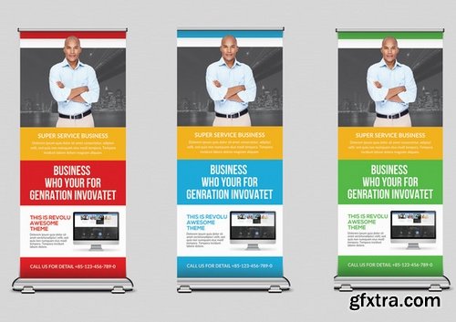 CM - 15 Business Rollup Banners Bundle 459064