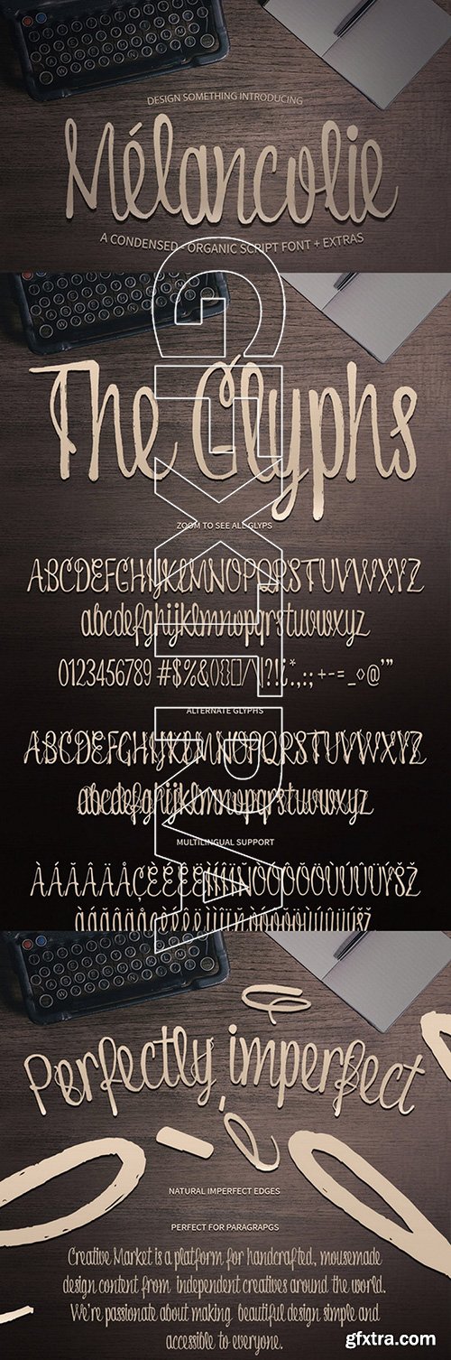 CM - Melancolie Font + Extras 262239