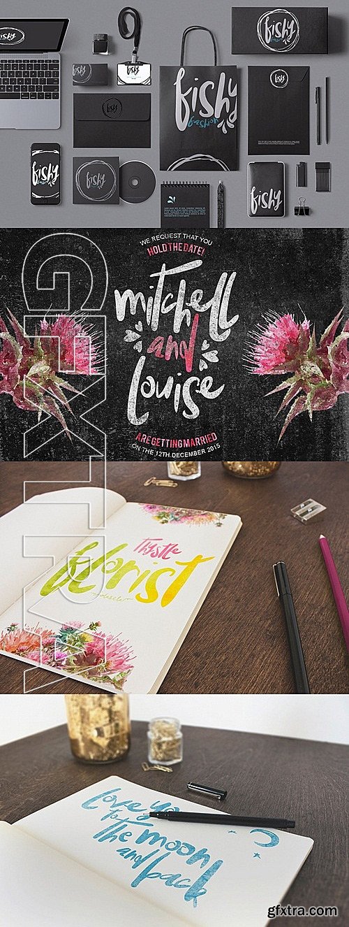 CM - Thystle Leaf Typeface 308340