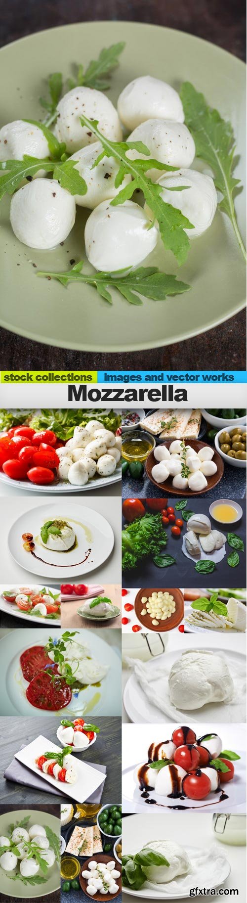 Mozzarella, 15 x UHQ JPEG