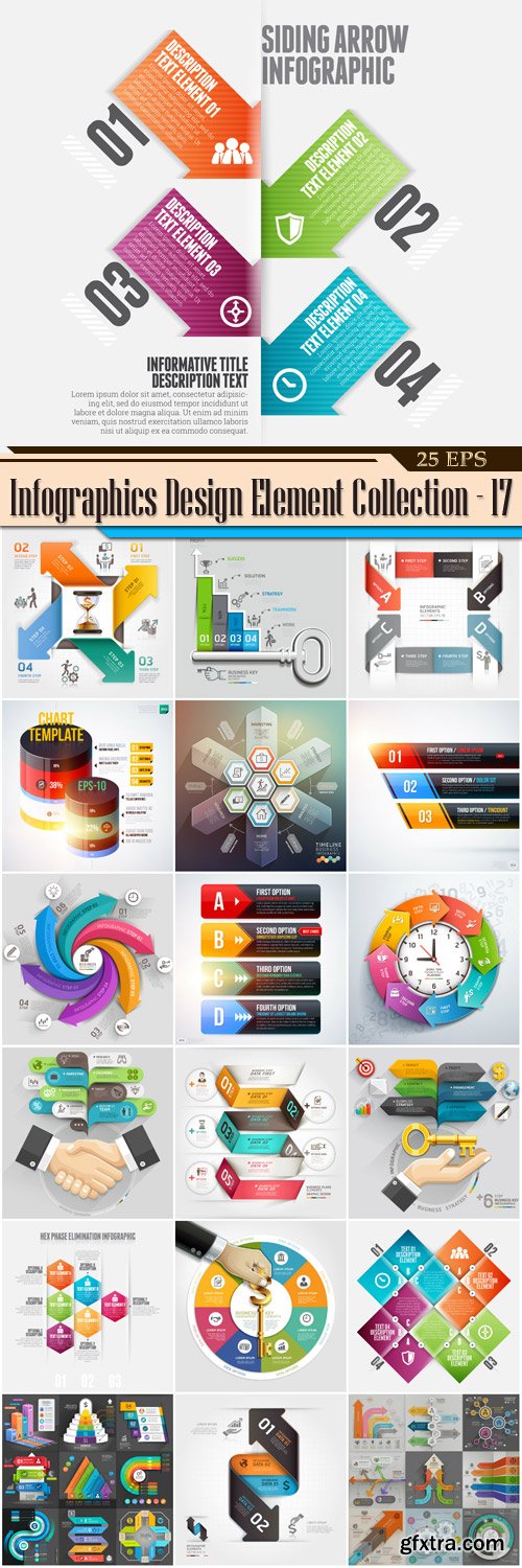 Элемент Инфографика Дизайнерская коллекция - 17