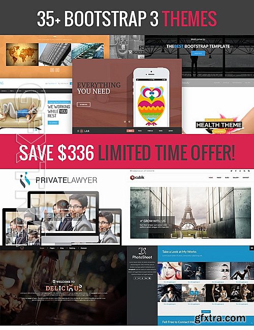 CM - 35+ Bootstrap 3 themes deal 171104