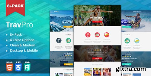 ThemeForest - TravelPro v1.0 - Travel Landing Page (HTML5) - 11129336