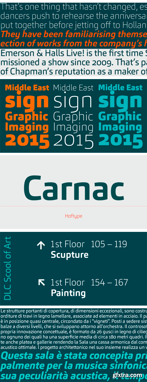 Carnac Font Family