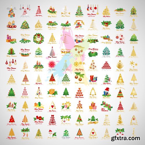 2016 Christmas icons and elements set vector