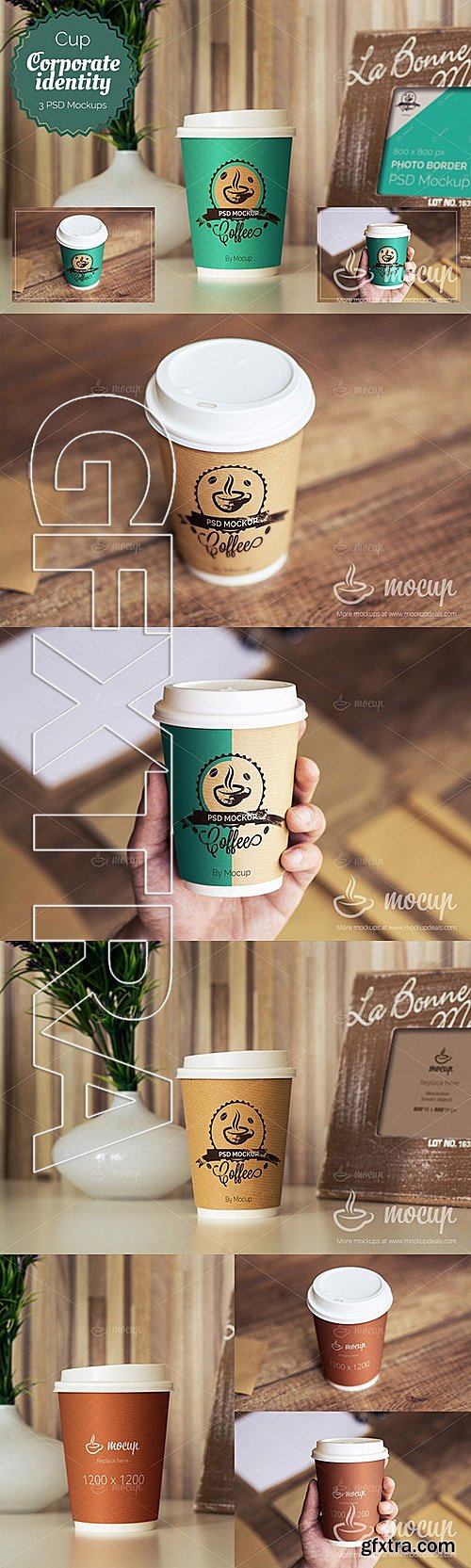 CM - 3 PSD Coffee Cup Mockups 308293