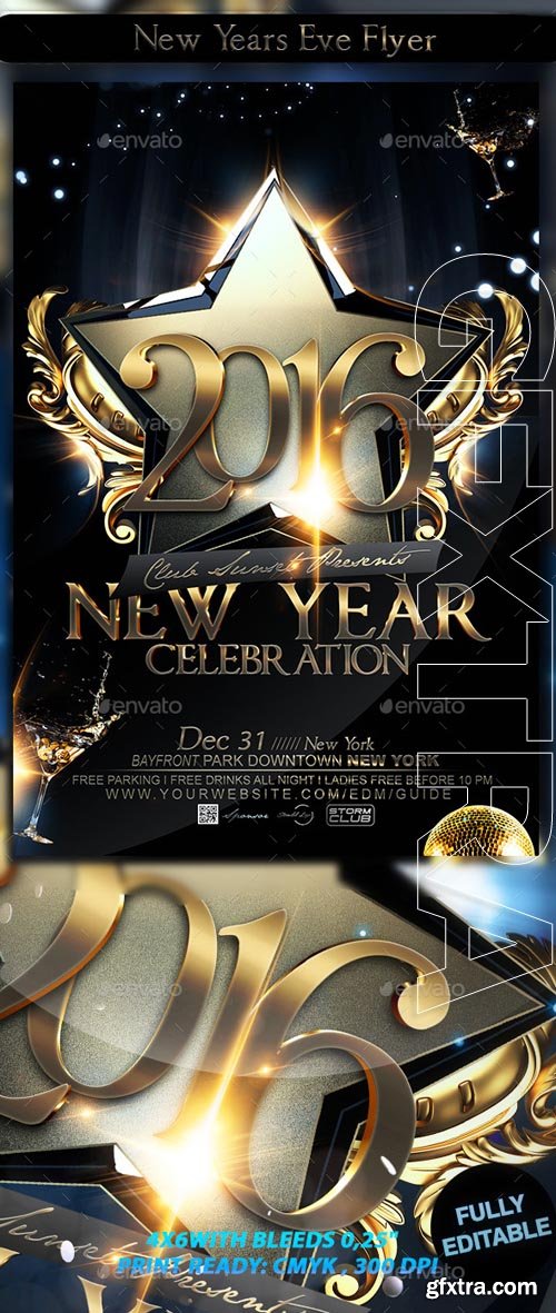 GR - New Years Eve Flyer 12739906