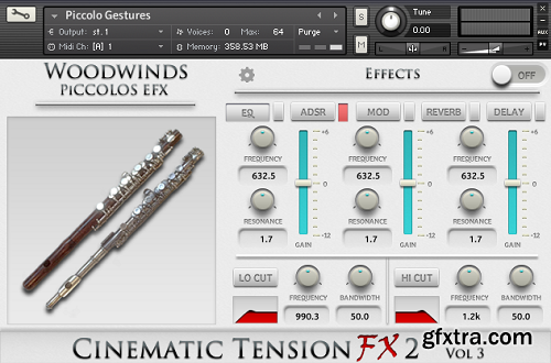 Cacophony Inc Cinematic Tension FX 2 Vol 3 Piccolos KONTAKT-SYNTHiC4TE