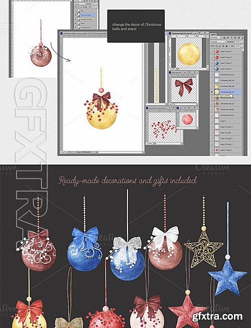 CM - Watercolor Christmas Creator Pack #2 461773