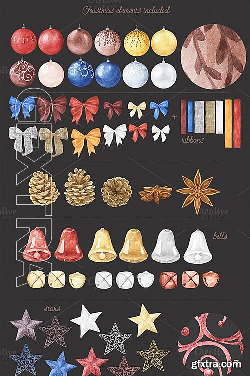 CM - Watercolor Christmas Creator Pack #2 461773