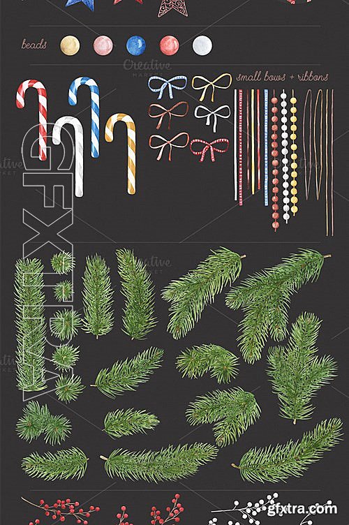 CM - Watercolor Christmas Creator Pack #2 461773