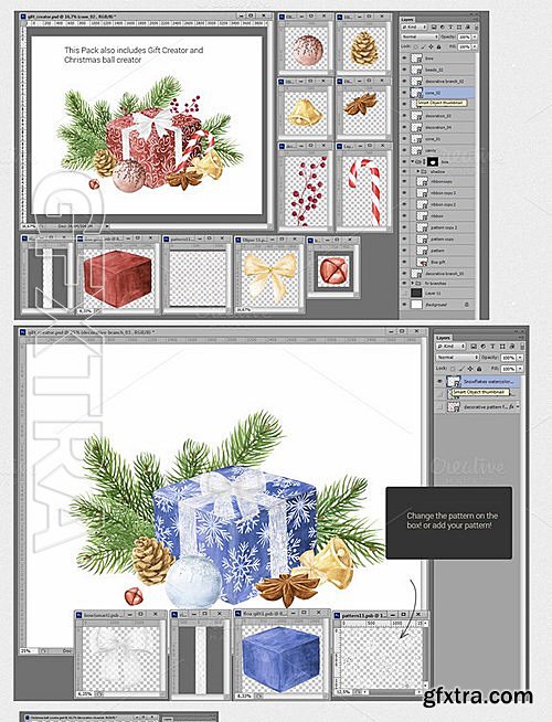 CM - Watercolor Christmas Creator Pack #2 461773