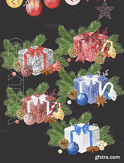 CM - Watercolor Christmas Creator Pack #2 461773