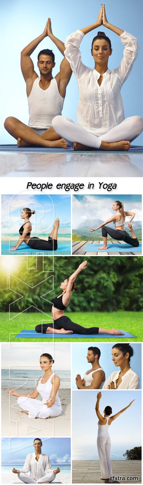 Young people engage in Yoga