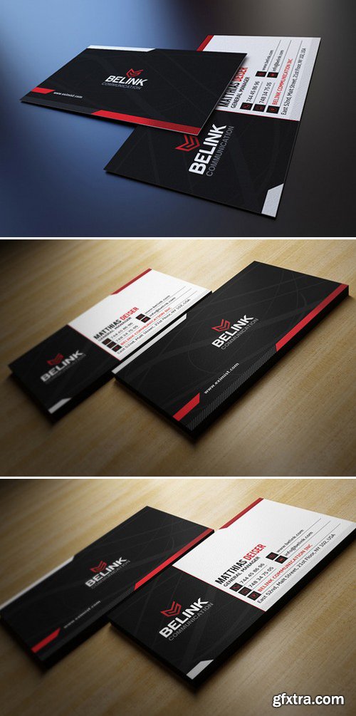 CM - Modern Corporate Business Card 210467